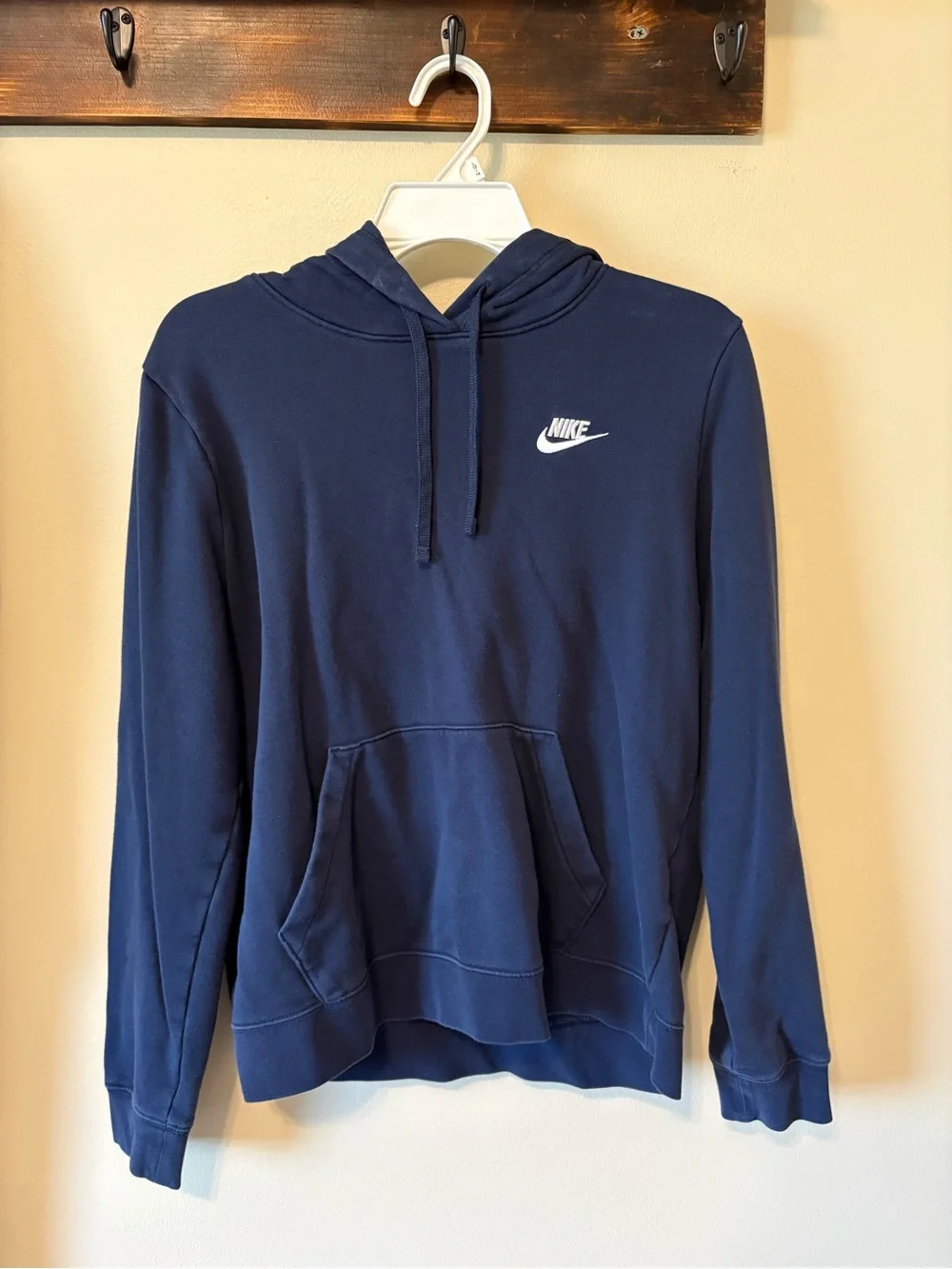 Nike Navy Hoodie with White Logo